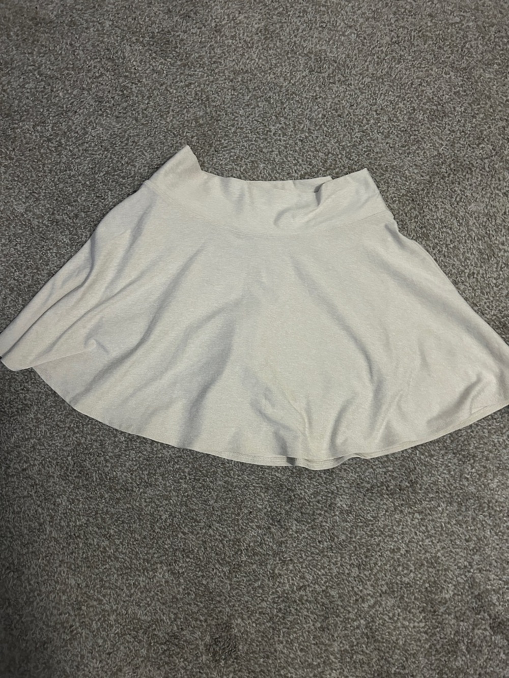 Women's Cream Flared Skirt